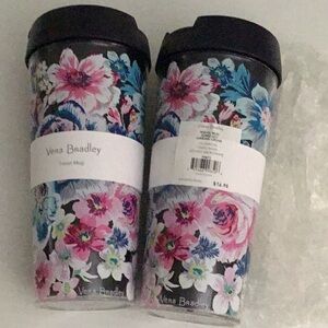Vera Bradley Travel Mugs (2)